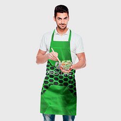 Фартук кулинарный Xbox metal game, цвет: 3D-принт — фото 2
