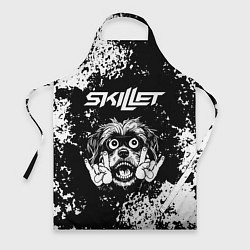 Фартук кулинарный Skillet рок пес, цвет: 3D-принт