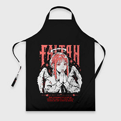 Фартук кулинарный Макима ангел - Человек бензопила, цвет: 3D-принт