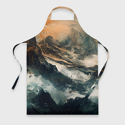 Фартук Иллюстрация хаоса в грубом стиле