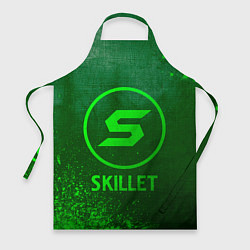 Фартук кулинарный Skillet - green gradient, цвет: 3D-принт