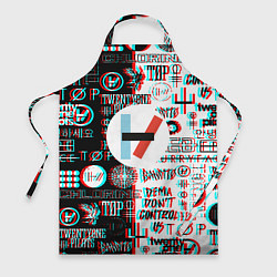 Фартук Twenty one pilots glitch pattern