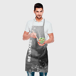 Фартук кулинарный Beastars - grey gradient вертикально, цвет: 3D-принт — фото 2
