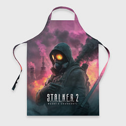 Фартук кулинарный Stalker 2 радиоактивный фон, цвет: 3D-принт