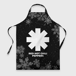 Фартук кулинарный Снежный Red Hot Chili Peppers, цвет: 3D-принт