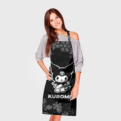 Фартук кулинарный Снежный Kuromi, цвет: 3D-принт — фото 2