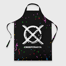Фартук кулинарный CreepyPasta конфети, цвет: 3D-принт