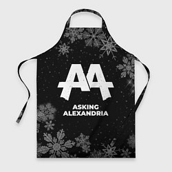 Фартук кулинарный Снежный Asking Alexandria, цвет: 3D-принт