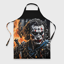 Фартук Джокер на фоне огня
