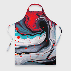 Фартук Флюид арт абстракция