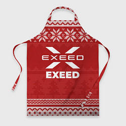 Фартук кулинарный Новогодний Exeed, цвет: 3D-принт