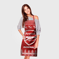 Фартук кулинарный Новогодний Arsenal с оленями, цвет: 3D-принт — фото 2