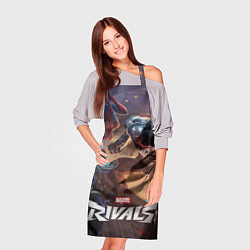 Фартук кулинарный Персонажи Marvel rivals, цвет: 3D-принт — фото 2