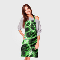 Фартук кулинарный Зелёная пористая структура, цвет: 3D-принт — фото 2