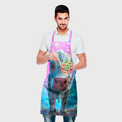 Фартук кулинарный Коровка в сказочном лесу, цвет: 3D-принт — фото 2