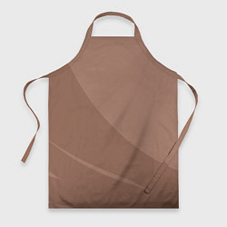 Фартук Мокко Мусс однотонный с полосой