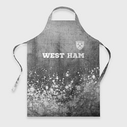 Фартук West Ham - grey gradient посередине