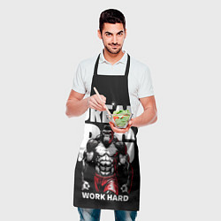 Фартук кулинарный Dream big - work hard monkey, цвет: 3D-принт — фото 2