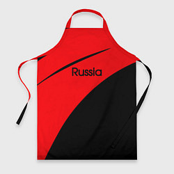 Фартук Russia красно-чёрный