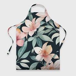 Фартук Цветочный паттерн