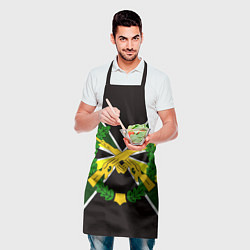 Фартук кулинарный Мотострелковые войска: лавры, цвет: 3D-принт — фото 2