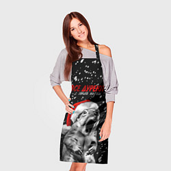 Фартук кулинарный Все дуреют с этой пурги, цвет: 3D-принт — фото 2