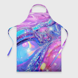 Фартук кулинарный Розовые блестки, цвет: 3D-принт