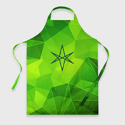 Фартук кулинарный Bring Me the Horizon green poly, цвет: 3D-принт