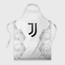 Фартук кулинарный Juventus white poly, цвет: 3D-принт