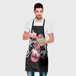 Фартук кулинарный 8 марта - праздник, цвет: 3D-принт — фото 2