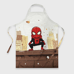 Фартук кулинарный Мини человек-паук, цвет: 3D-принт