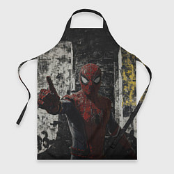 Фартук кулинарный Spider man night, цвет: 3D-принт