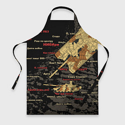 Фартук кулинарный Сленг геймеров танкистов, цвет: 3D-принт