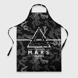 Фартук кулинарный 30 Seconds to Mars - poster, цвет: 3D-принт