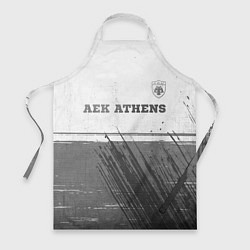 Фартук кулинарный AEK Athens - white gradient посередине, цвет: 3D-принт