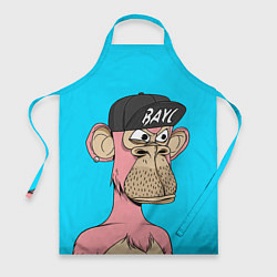 Фартук кулинарный NFT pink ape, цвет: 3D-принт