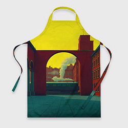 Фартук кулинарный Арт с поездом, цвет: 3D-принт