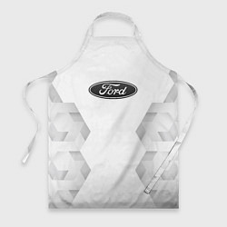 Фартук кулинарный Ford white poly, цвет: 3D-принт