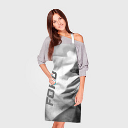 Фартук кулинарный Ford - white gradient вертикально, цвет: 3D-принт — фото 2