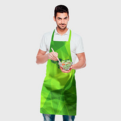 Фартук кулинарный Nazareth green poly, цвет: 3D-принт — фото 2