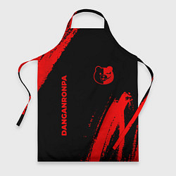 Фартук кулинарный Danganronpa - red gradient вертикально, цвет: 3D-принт