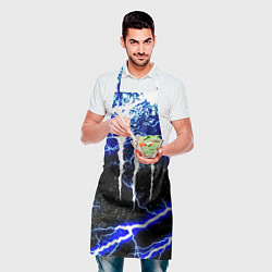 Фартук кулинарный Monster storm energy, цвет: 3D-принт — фото 2