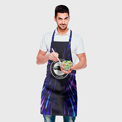Фартук кулинарный Brighton neon energy, цвет: 3D-принт — фото 2