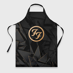 Фартук кулинарный Foo Fighters golden poly, цвет: 3D-принт