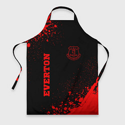 Фартук кулинарный Everton - red gradient вертикально, цвет: 3D-принт