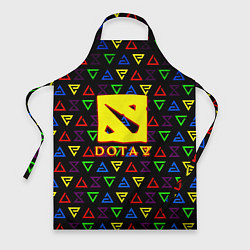 Фартук кулинарный Dota pattern witcher, цвет: 3D-принт