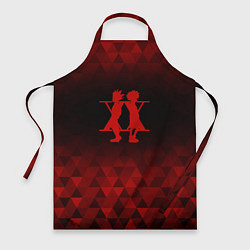 Фартук кулинарный Hunter x Hunter red poly, цвет: 3D-принт