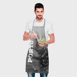Фартук кулинарный Porto - grey gradient вертикально, цвет: 3D-принт — фото 2