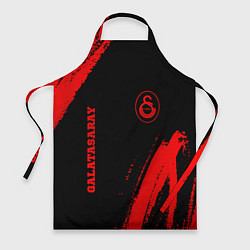 Фартук кулинарный Galatasaray - red gradient вертикально, цвет: 3D-принт