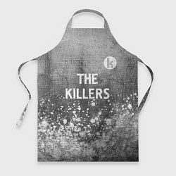 Фартук кулинарный The Killers - grey gradient посередине, цвет: 3D-принт